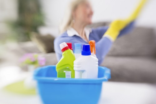 Customer complaint process illustration for carpet cleaning service